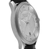  Shop Authentic Gucci G Timeless Eryx Silver Dial Black Leather Strap Watch For Men - YA126338 - Luxxuri