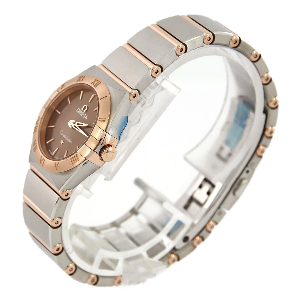  Shop Authentic Omega Constellation Quartz Brown Dial Silver Steel Strap Watch for Women - 131.20.25.60.13.001 - Luxxuri