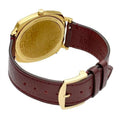  Shop Authentic Gucci Grip Yellow Gold Dial Maroon Leather Strap Unisex Watch - YA157411 - Luxxuri