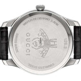  Shop Authentic Gucci G-Timeless Sapphire Crystal White Dial Black Leather Strap Unisex Watch - YA126325 - Luxxuri