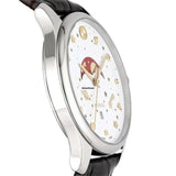  Shop Authentic Gucci G-Timeless Sapphire Crystal White Dial Black Leather Strap Unisex Watch - YA126325 - Luxxuri