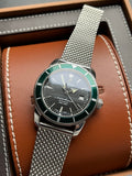  Shop Authentic Breitling Superocean Heritage 42mm Chronograph Green Bezel Mens Watch - A1732136 - Luxxuri