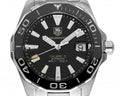  Shop Authentic Tag Heuer Aquaracer Automatic Black Dial Silver Steel Strap Watch for Men - WAY211A.BA0928 - Luxxuri