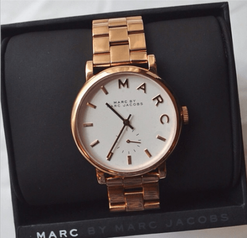  Shop Authentic Marc Jacobs Baker White Dial Rose Gold Steel Strap Watch for Women - MBM3244 - Luxxuri