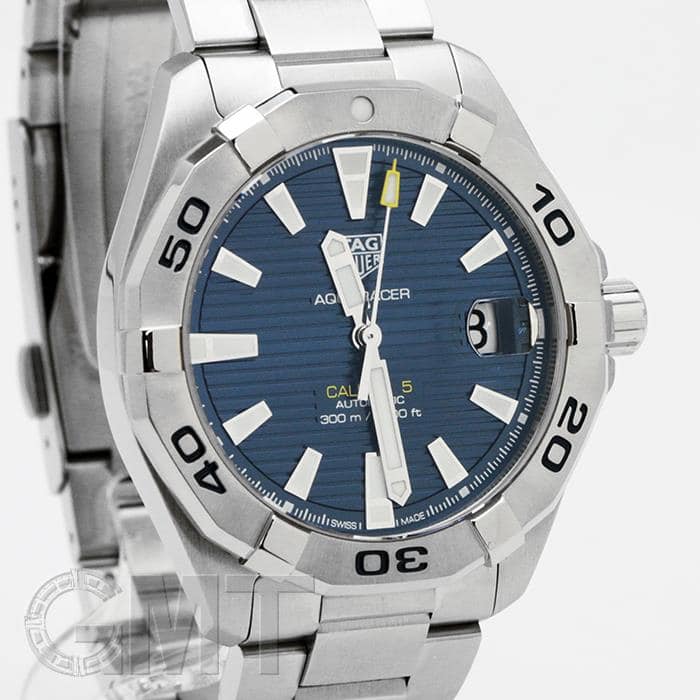  Shop Authentic Tag Heuer Aquaracer Automatic Blue Dial Silver Steel Strap Watch for Men - WBD2112.BA0928 - Luxxuri