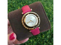  Shop Authentic Michael Kors Averi Gold Dial Pink Leather Strap Watch for Women - MK2525 - Luxxuri
