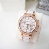  Shop Authentic Michael Kors Parker White Dial Two Tone Steel Strap Watch for Women - MK5774 - Luxxuri