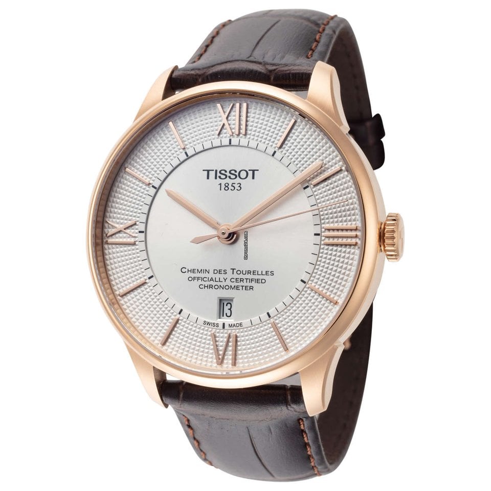  Shop Authentic Tissot Chemin Des Tourelles Powermatic 80 Cosc Silver Dial Brown Leather Strap Watch For Men - T099.408.36.038.00 - Luxxuri