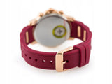  Shop Authentic Tommy Hilfiger Claudia Red Dial Two Tone Steel Strap Watch for Women - 1781744 - Luxxuri