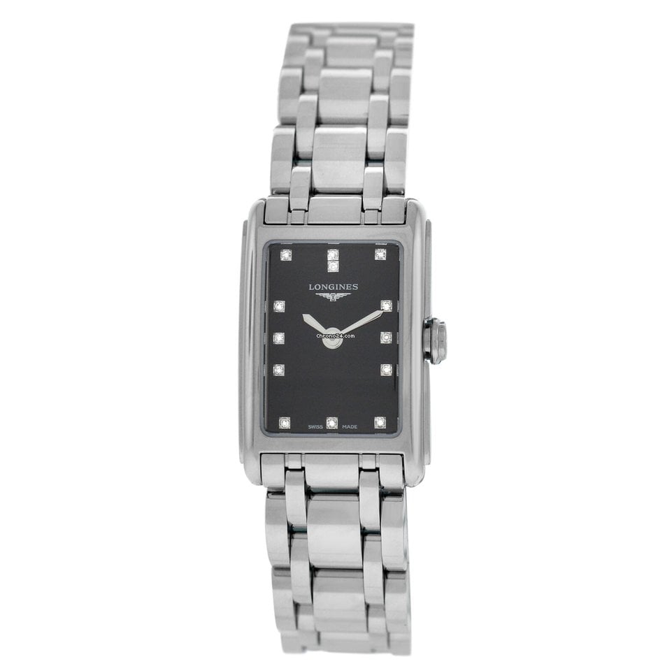  Shop Authentic Longines Dolcevita Black Dial Silver Steel Strap Watch for Women - L5.258.4.57.6 - Luxxuri