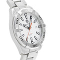  Shop Authentic Tag Heuer Aquaracer Quartz White Dial Silver Steel Strap Watch for Men - WBD1111.BA0928 - Luxxuri