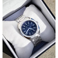  Shop Authentic Gucci GG2570 Quartz Blue Dial Silver Steel Strap Watch For Men - YA142303 - Luxxuri