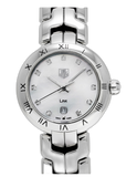  Shop Authentic Tag Heuer Link Diamonds Mother of Pearl Dial Silver Steel Strap Watch for Women -  WAT1417.BA0954 - Luxxuri
