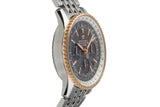  Shop Authentic Breitling Navitimer Automatic 41mm Grey Dial Silver Steel Strap Mens Watch - U17326211M1A1 - Luxxuri
