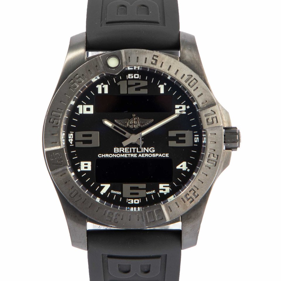  Shop Authentic Breitling Aerospace Evo Black Dial Black Rubber Strap Watch for Men - V79363101B1S1 - Luxxuri