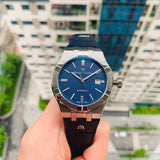  Shop Authentic Maurice Lacroix Aikon Automatic Blue Dial Blue Leather Strap Watch For Men - AI6008-ss001-430-1 - Luxxuri