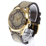  Shop Authentic Gucci G Timeless Brown Dial Brown Leather Strap Watch For Men - YA1264068 - Luxxuri