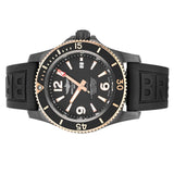  Shop Authentic Breitling Superocean Automatic 46mm Black Dial Black Rubber Strap Watch for Men - U17368221B1S1 - Luxxuri