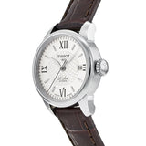  Shop Authentic Tissot Le Locle Automatic Lady Silver Dial Brown Leather Strap Watch For Women - T41.1.113.77 - Luxxuri