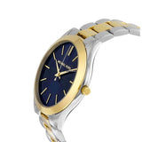  Shop Authentic Michael Kors Slim Runway Blue Dial Two Tone Steel Strap Watch for Women - MK3479 - Luxxuri