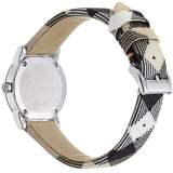 Shop Authentic Burberry The City Nova White Dial Checked Brown Leather Strap Watch for Men - BU9357 - Luxxuri