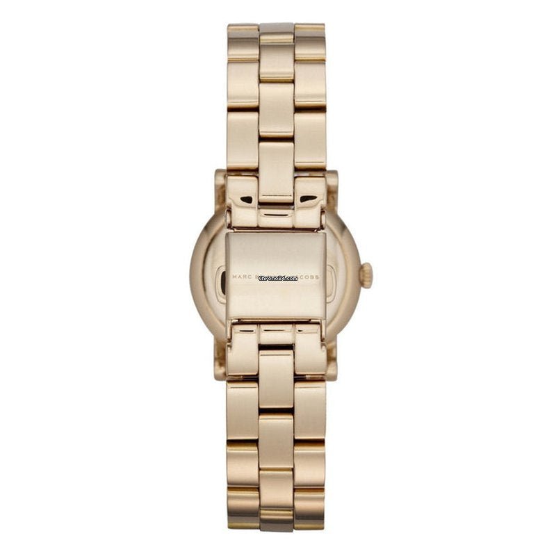  Shop Authentic Marc Jacobs Amy Dexter Gold Dial Gold Steel Strap Watch for Women - MBM3218 - Luxxuri