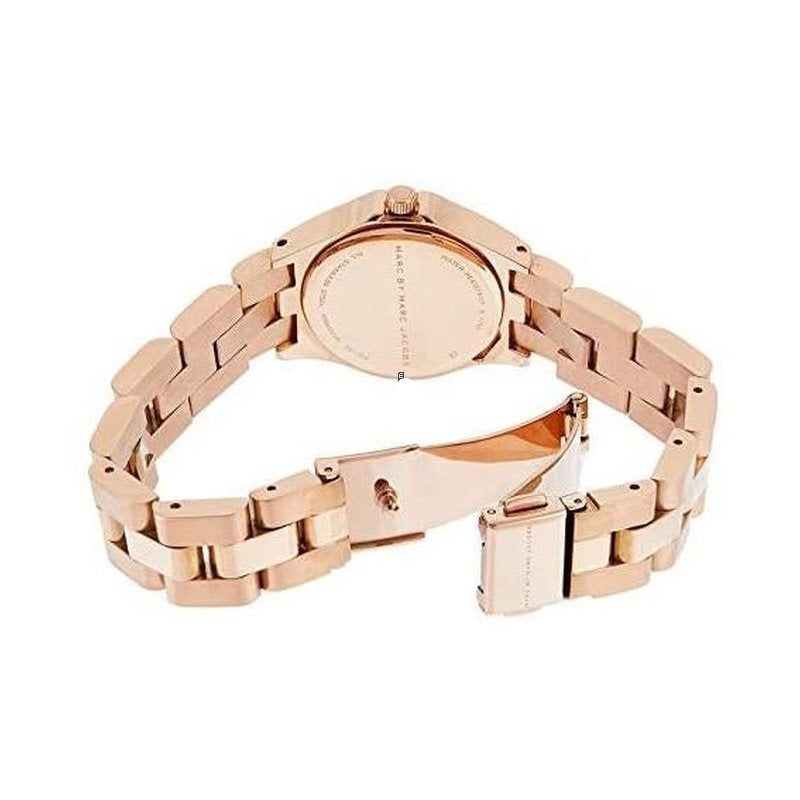  Shop Authentic Marc Jacobs Baby Dave Rose Gold Dial Rose Gold Steel Strap Watch for Women - MBM3235 - Luxxuri