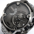  Shop Authentic Diesel Little Daddy Dual Time Chronograph Grey Dial Stainless Steel Strap Watch For Men - DZ7263 - Luxxuri