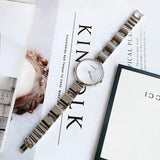  Shop Authentic Calvin Klein Wavy Silver Dial Silver Steel Strap Watch for Women - K9U23146 - Luxxuri