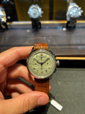  Shop Authentic Breitling Premier B09 Chronograph 40 Green Dial Brown Leather Strap Watch for Men - AB0930D31L1P1 - Luxxuri