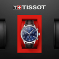  Shop Authentic Tissot Chrono XL Classic Blue Dial Brown Leather Strap Watch For Men - T116.617.16.047.00 - Luxxuri