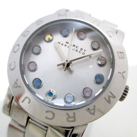  Shop Authentic Marc Jacobs Amy White Dial Silver Steel Strap Watch for Women - MBM3217 - Luxxuri