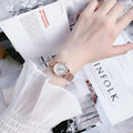  Shop Authentic Calvin Klein Minimal White Dial Rose Gold Mesh Bracelet Watch for Women - K3M23626 - Luxxuri