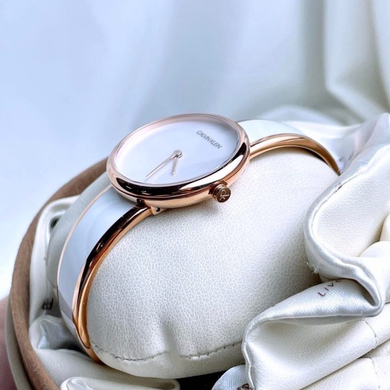  Shop Authentic Calvin Klein Seduce White Dial Two Tone Steel Strap Watch for Women - K4E2N616 - Luxxuri