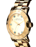  Shop Authentic Marc Jacobs Amy Dexter Gold Dial Gold Steel Strap Watch for Women - MBM3215 - Luxxuri