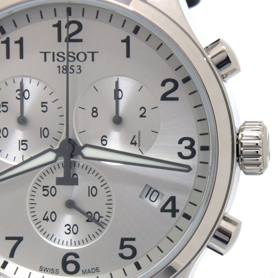  Shop Authentic Tissot T Sport Chrono XL Classic Silver Dial Brown Leather Strap Watch For Men - T116.617.16.037.00 - Luxxuri