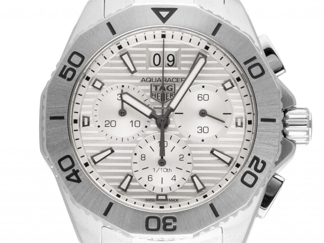  Shop Authentic Tag Heuer Aquaracer Professional 200 Date White Dial Silver Steel Strap Watch for Men - CBP1111.BA0627 - Luxxuri