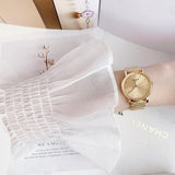  Shop Authentic Tissot T Classic Everytime Desire Small Gold Dial Gold Mesh Bracelet Watch For Women - T109.210.33.021.00 - Luxxuri