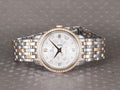 Omega De Ville Prestige Quartz Diamonds Silver Dial Two Tone Steel Strap Watch for Women - 424.25.27.60.52.001