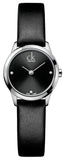  Shop Authentic Calvin Klein Minimal Black Dial Black Leather Strap Watch for Women - K3M231CS - Luxxuri