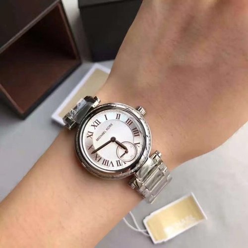 Shop Authentic Michael Kors Skylar Quartz White Dial Silver Steel Strap Watch For Women - MK5970 - Luxxuri