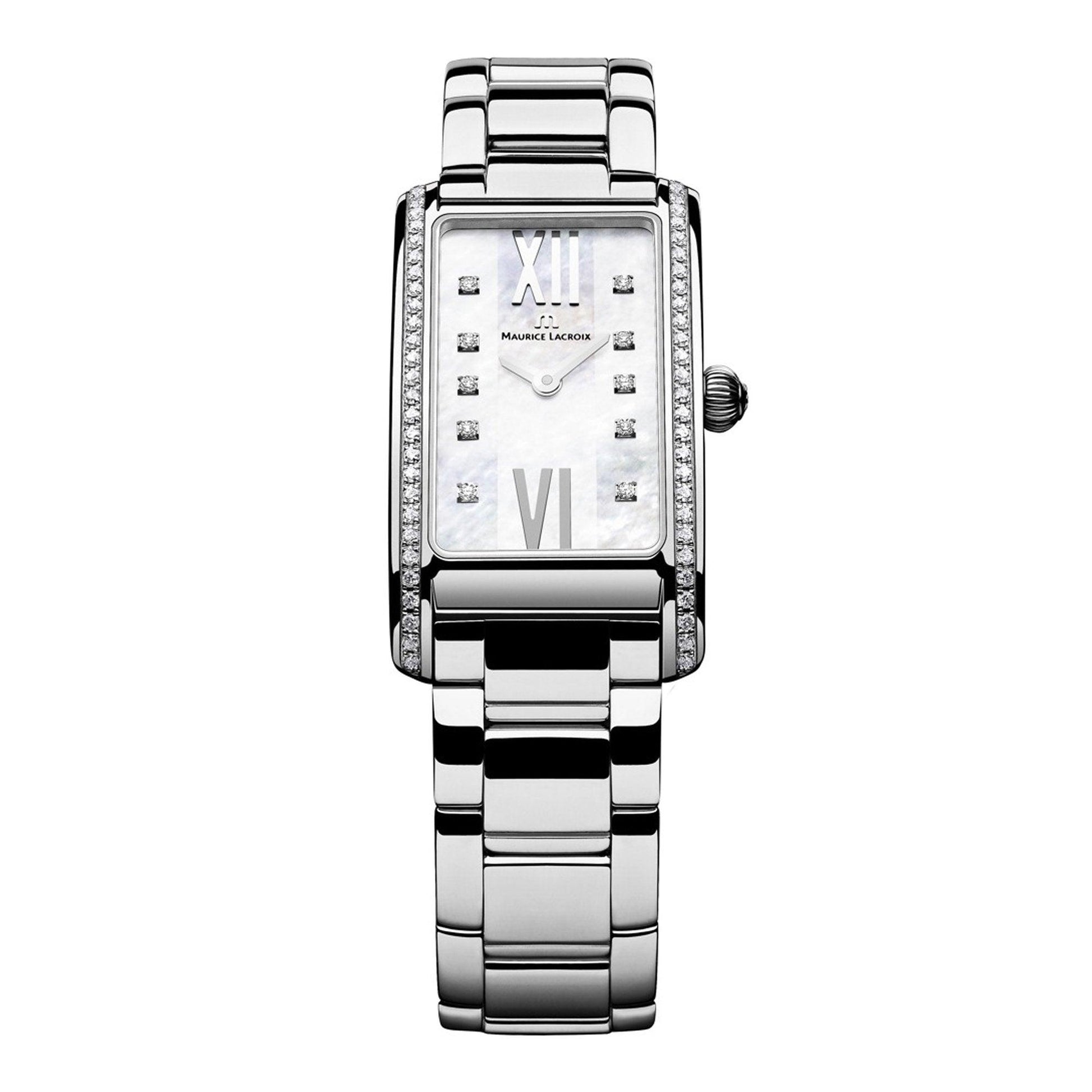  Shop Authentic Maurice Lacroix Fiaba Diamonds White Dial Silver Steel Strap Watch for for Women - FA2164-SD532-170 - Luxxuri
