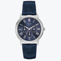  Shop Authentic Guess Wafer Chronograph Quartz Blue Dial Blue Leather Strap Watch For Men - W0496G3 - Luxxuri