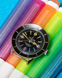  Shop Authentic Breitling Superocean Heritage '57 Black Dial Silver Mesh Bracelet Watch for Men - A103701A1B1A1 - Luxxuri
