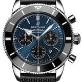  Shop Authentic Breitling Superocean Heritage B01 Chronograph 44 Blue Dial Black Mesh Bracelet Watch for Men - AB0162121C1S1 - Luxxuri