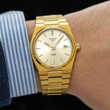  Shop Authentic Tissot PRX Gold Dial Gold Steel Strap Watch for Men - T137.210.33.021.00 - Luxxuri