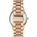  Shop Authentic Michael Kors Layton Rose Gold Dial Gold Stainless Steel Strap Watch for Women - MK6476 - Luxxuri