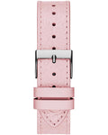  Shop Authentic Guess Dahlia Analog Silver Dial Pink Leather Strap Watch for Women - GW0529L1 - Luxxuri