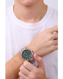  Shop Authentic Emporio Armani Renato Chronograph Green Dial Silver Steel Strap Watch For Men - AR11507 - Luxxuri