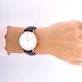  Shop Authentic Daniel Wellington Classic York White Dial Brown Leather Strap Watch For Women - DW00100038 - Luxxuri